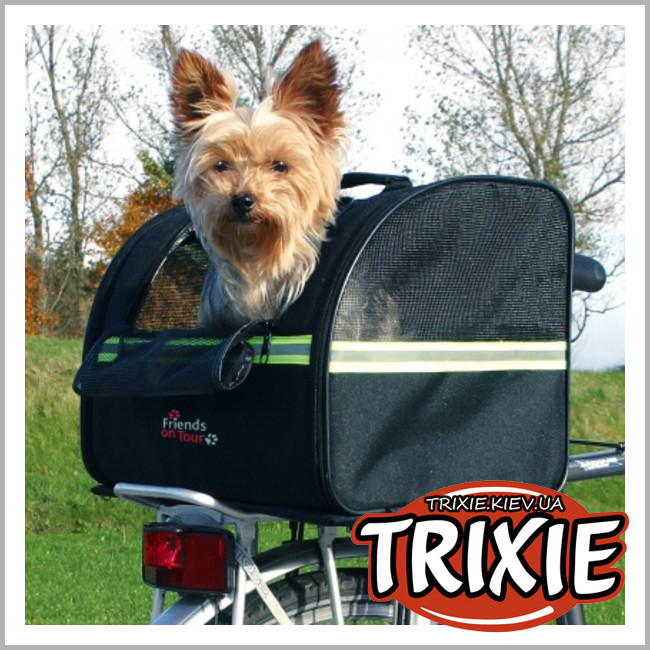 ТРИКСИ Украина - Сумка-перевозка велосипедная для собак TRIXIE