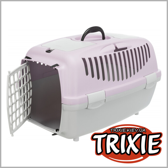 ТРИКСИ Украина - Переноска  TRIXIE Capri 2  ( св-серый/св-сиреневый  8кг )
