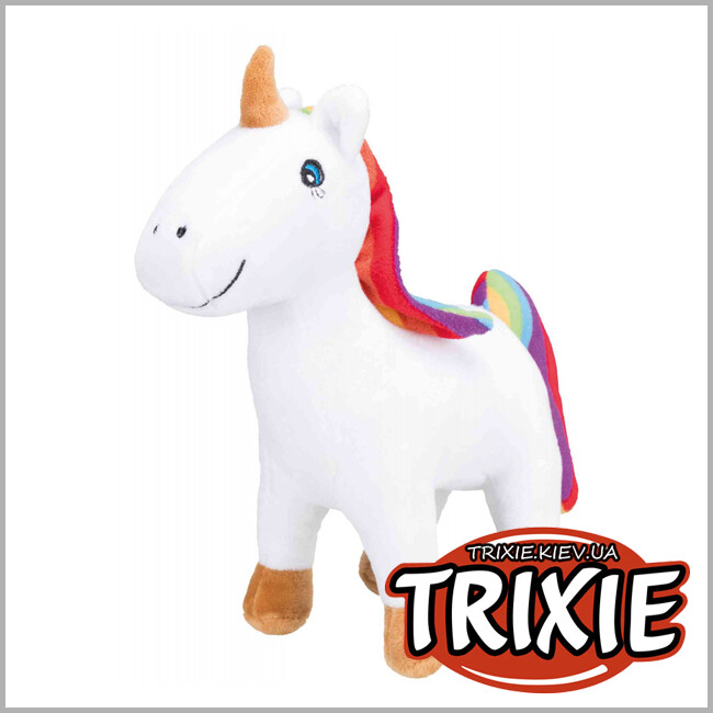 ТРИКСИ Украина - Плюшевый единорог для собак TRIXIE (плюш, 25 см)
