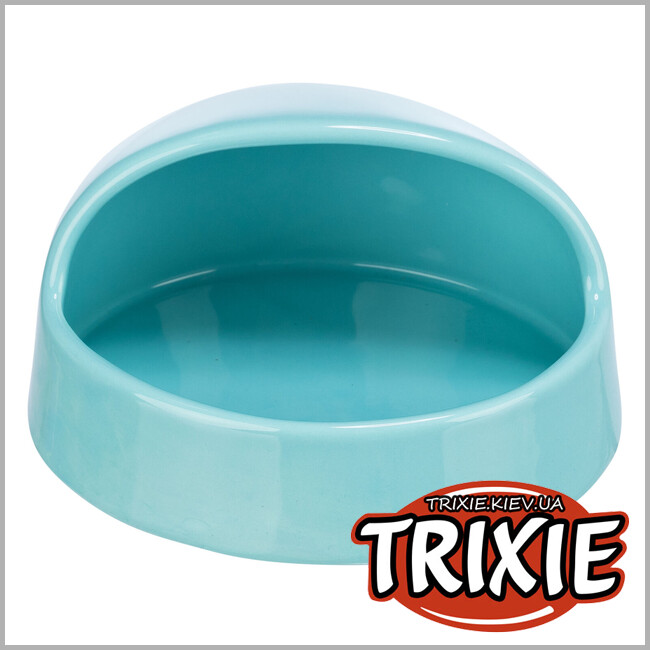 ТРИКСИ Украина - Ванна Trixie 63008 для песка для мышей/хомяков (керамика), 16х8х14см