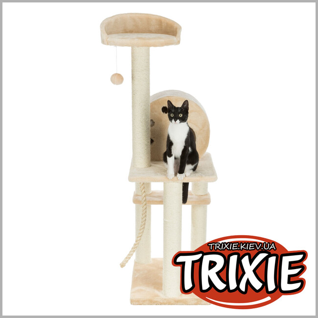 ТРІКСІ Україна - Будиночок-драпак для котів Trixie 43731 "Salamanca", 138см, беж