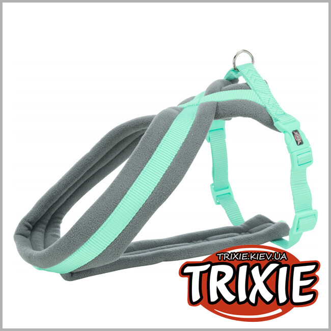 ТРІКСІ Україна - Шлей для собак Premium-TRIXIE (M-L: 50-90см/25мм, м'ятний)