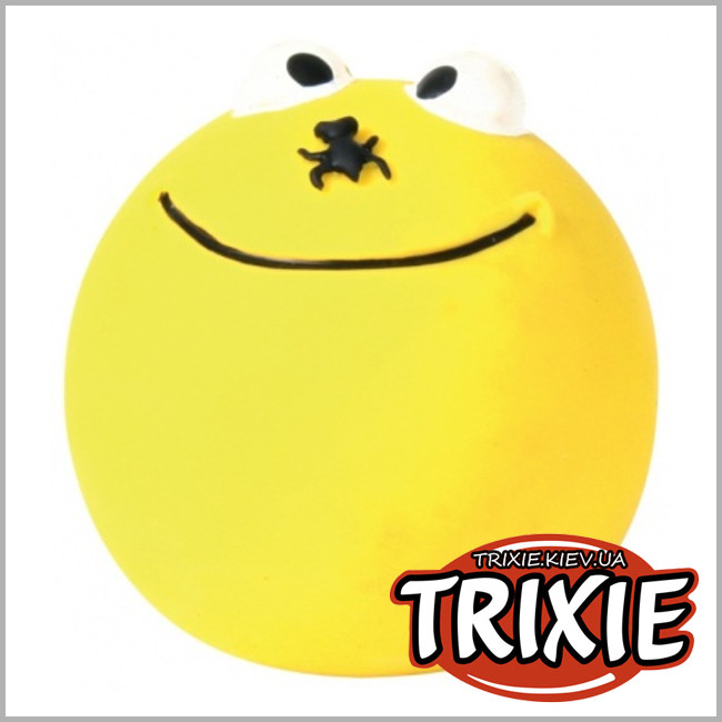 ТРИКСИ Украина - Мячи-рожицы  для собак TRIXIE (латекс со звком 6см / 4шт)