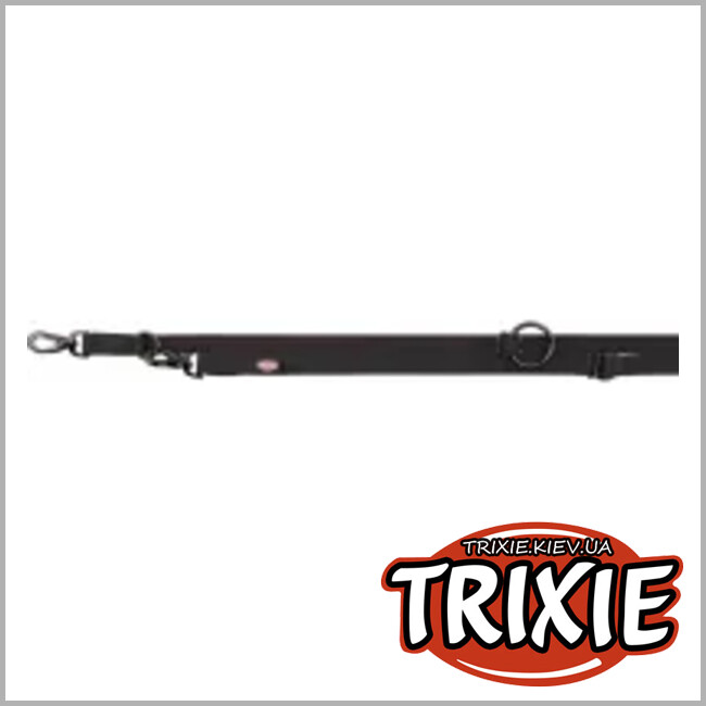 ТРИКСИ Украина - Поводок TRIXIE Experience ( Размер: 1м/25мм, чёрный, нейлон)