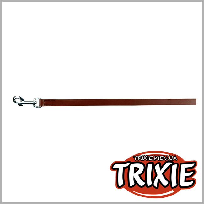 ТРИКСИ Украина - Поводок кожаный для собак TRIXIE (Цвет:коричневый)