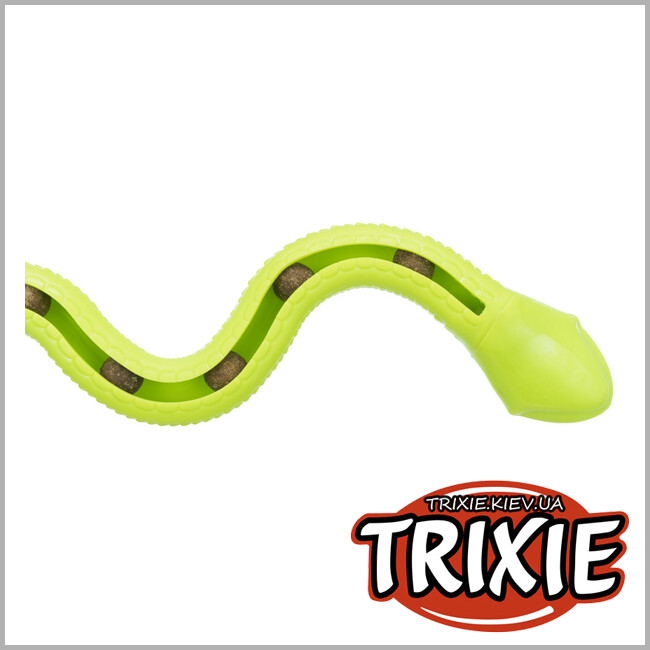 ТРИКСИ Украина - Игрушка змея для лакомств TRIXIE ( термопластичная TRP резина 42 см)