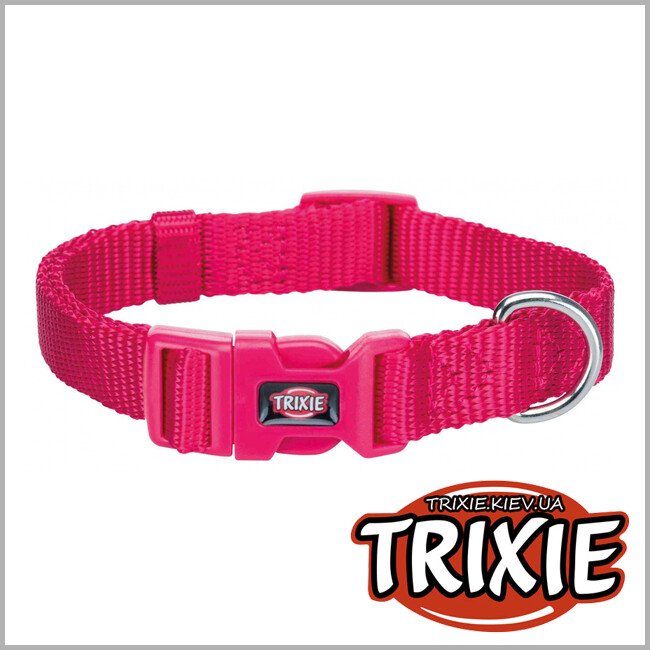 ТРІКСІ Україна - Нашийник Premium-TRIXIE (S: 25-40см/15мм, фуксія)