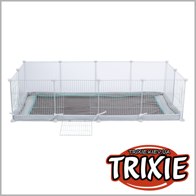 ТРИКСИ Украина - Основа под вольер в помещение Trixie 62460 (полиэстер), 140х70см, серый/белый
