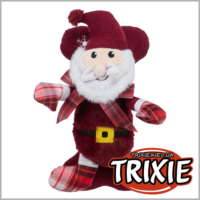 ТРИКСИ Украина - Игрушки Trixie 92595 для собак Рождественский набор плюш ткань 30 см