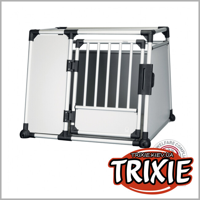 ТРИКСИ Украина - Транспортировочный бокс TRIXIE (алюминий  L-XL:94×75×88cм)