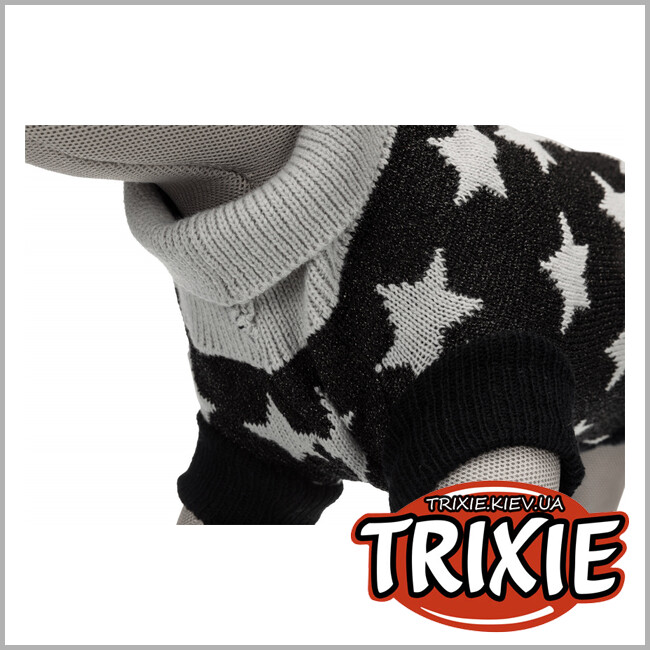 ТРИКСИ Украина -  Пуловер Stella Bay TRIXIE, XS (28х36х30 см, черный/серый)