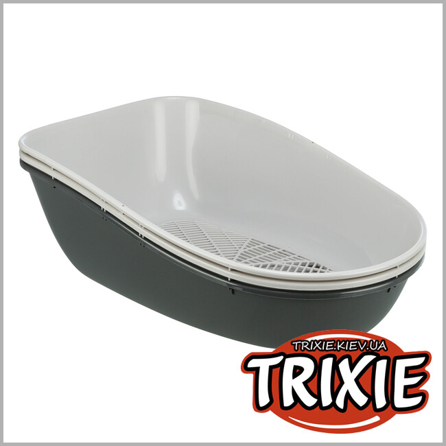 ТРІКСІ Україна - Туалет із розділеною системою Trixie Berto Hygienic separate ( 39*22*59cm сірий)