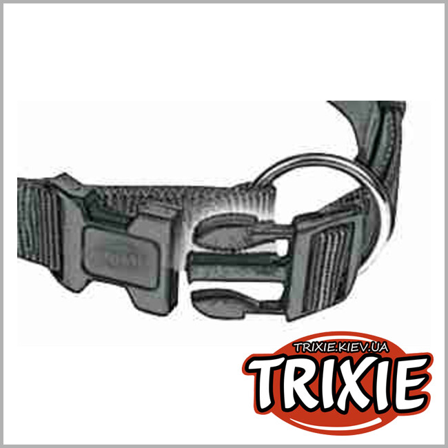 ТРИКСИ Украина - Ошейник для собак Trixie 12224 Silver Reflect с лапами светоотражающий серый размер L-XL 40-65 см/25 мм