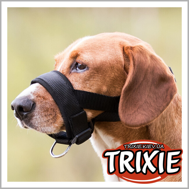 ТРИКСИ Украина - Намордник-петля Trixie 19283 для собак с неопреновой подкладкой нейлон XL-XXL 28-38 см