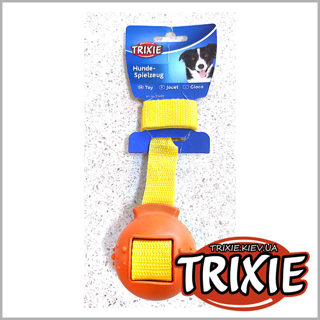 ТРИКСИ Украина - Мяч с петлей для собак TRIXIE