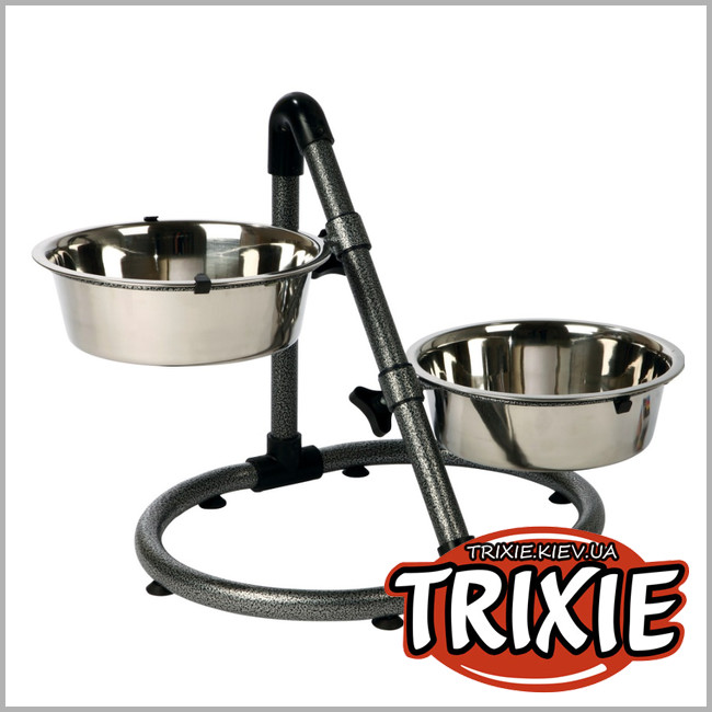ТРИКСИ Украина - Стойка с мисками для собак TRIXIE