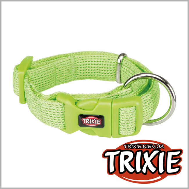ТРИКСИ Украина - Ошейник Comfort Soft-TRIXIE (17–25см/13мм, салатовый)