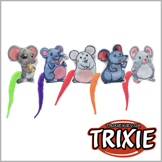 ТРИКСИ Украина - Мышка (ткань) Trixie 41114, 7.5см
