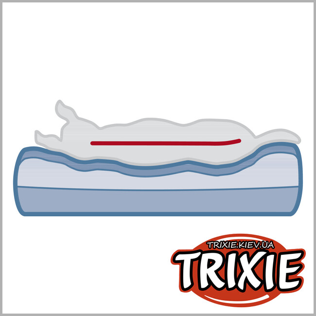 ТРИКСИ Украина - Лежак софа для собак Trixie Bendson Vital Sofa (  60 * 75 см)