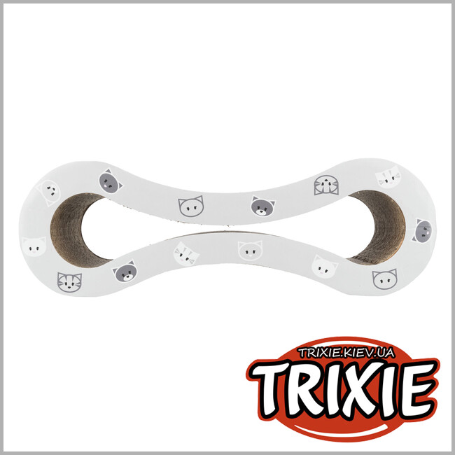 ТРИКСИ Украина - Царапка для кошек Trixie 48002 Волна Mimi с кошачьей мятой картон 48х16х22 см