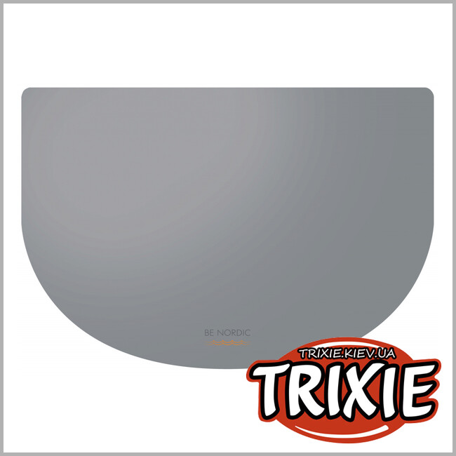 ТРИКСИ Украина - Коврик под миску BE NORDIC-TRIXIE (40х30см, серый)