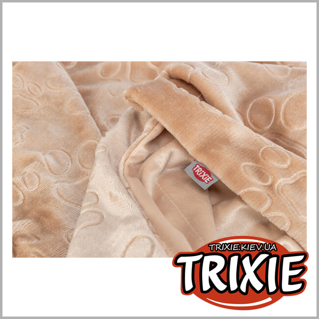 ТРИКСИ Украина - Одеяло для животных Trixie 376001 "Barry" (мягкий плюш), 100х75, беж