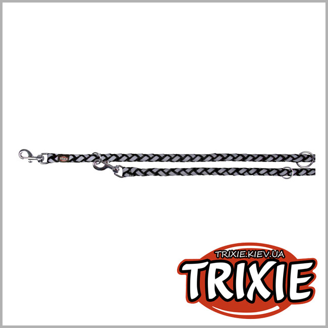 ТРИКСИ Украина - Регулируемый поводок Cavo Reflect Trixie 135901 L-XL,  2,00 м/18 мм