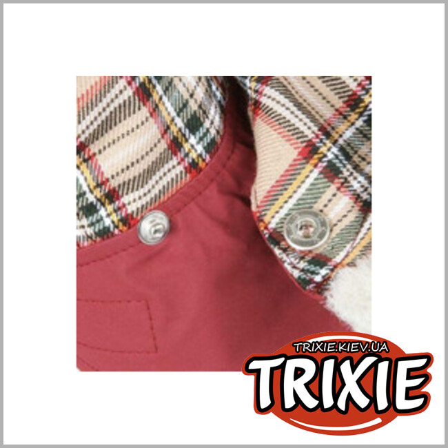 ТРИКСИ Украина - Trixie куртка Firenze (36 см, бордо)