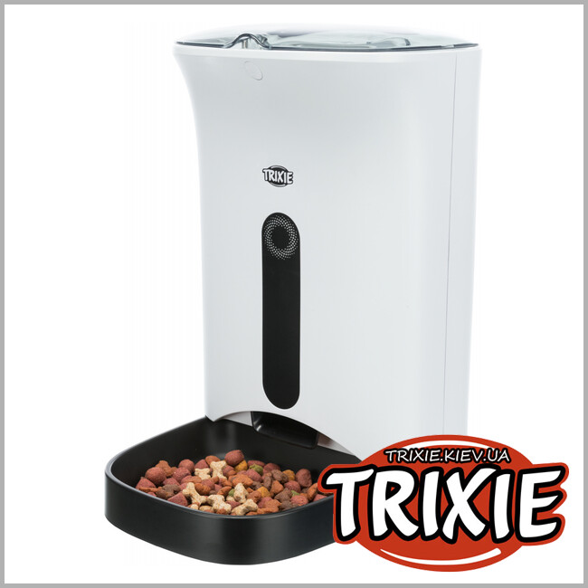 ТРИКСИ Украина - Кормушка автоматическая c динамиком для сообщений Trixie TX8 Automatic Food Dispenser (4.3л / 24*38*19см)
