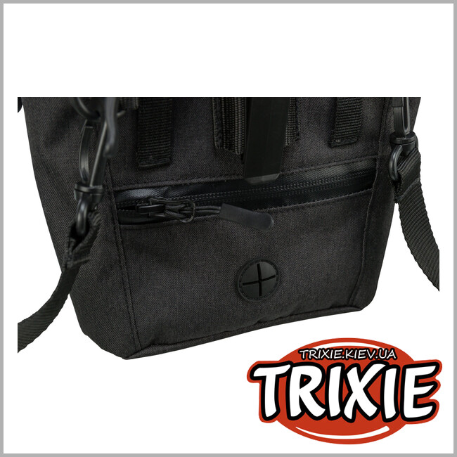 ТРИКСИ Украина - Сумка для лакомства Trixie 32294 "Duo Treat", 20х20х5см, антрацит