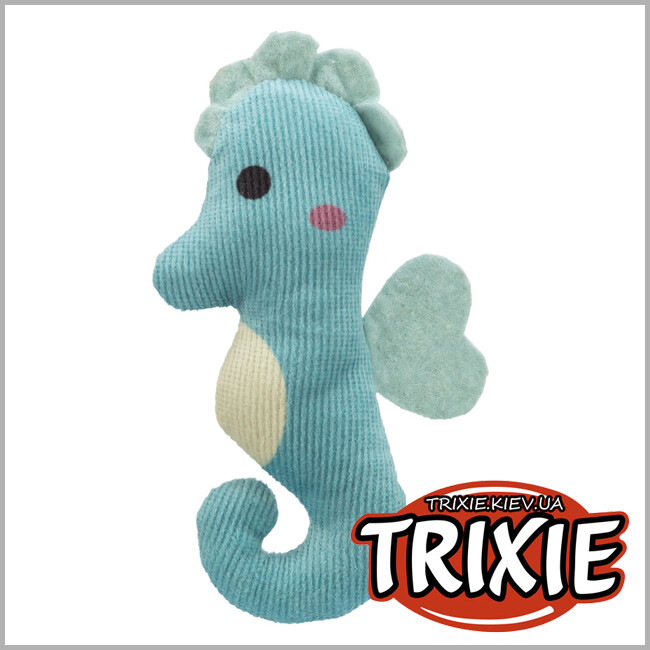 ТРІКСІ Україна - Іграшка "Морський коник" для тварин Trixie 45684 (плюш), 11см