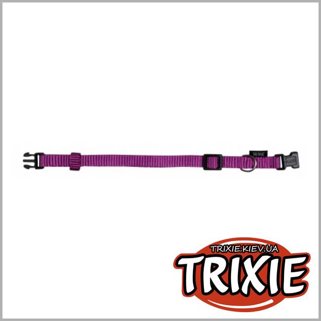 ТРИКСИ Украина - Ошейник для собак TRIXIE - Premium(Размер:22-35см/10мм, Цвет: ягодный)
