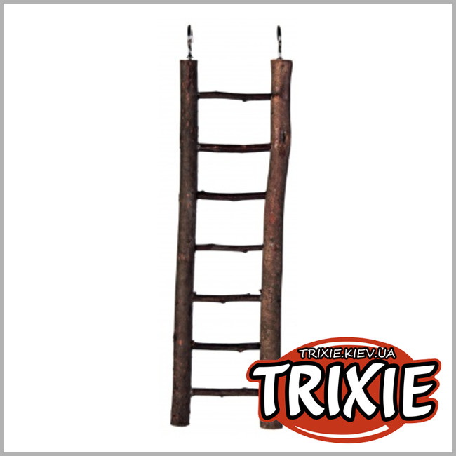 ТРІКСІ Україна - Сходи для папуги TRIXIE - Natural Living (Розмір: 7ступ./30см)
