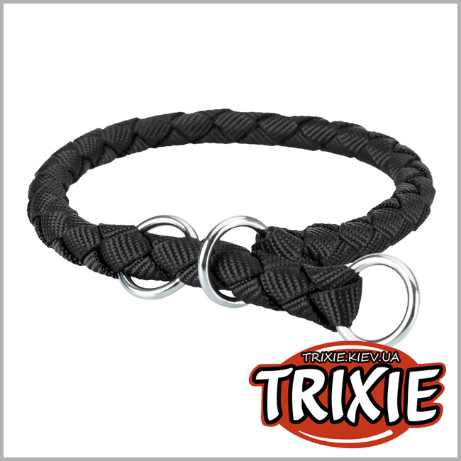 ТРИКСИ Украина - Ошейник-удавка Trixie 144001 для животных "Cavo",L: 47-55см/18мм,черный