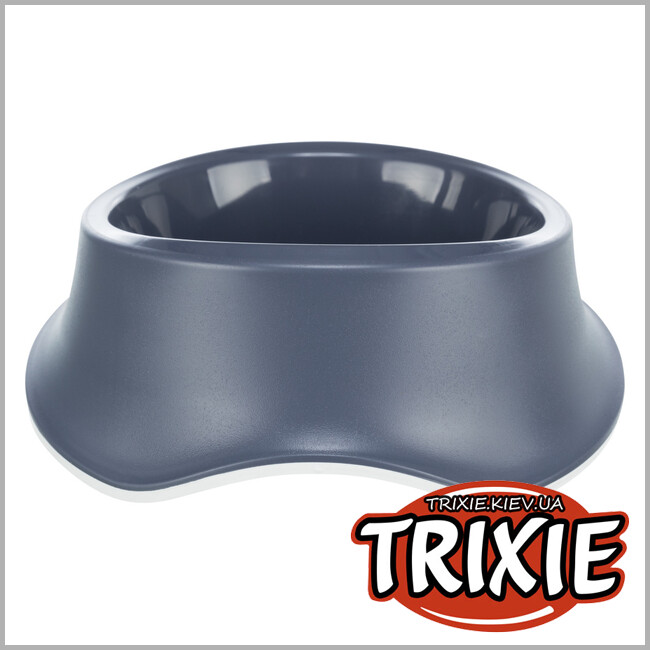 ТРИКСИ Украина -  Пластиковая миска Trixie для собак ( 0,35 л / ø 18 см. синий)