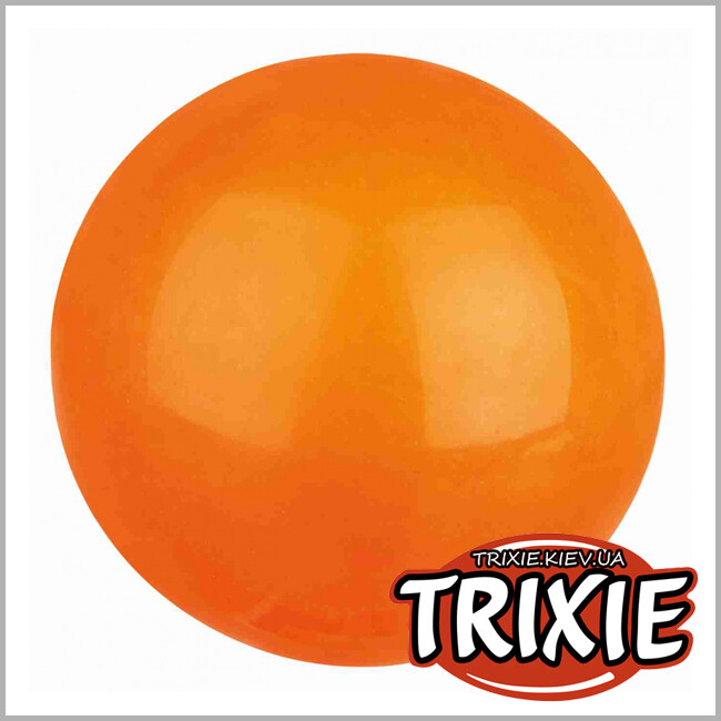 ТРИКСИ Украина - Мяч литой для собак TRIXIE (резина 7.5см)