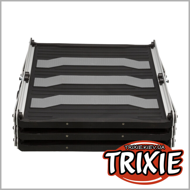 ТРИКСИ Украина - 3-ступенчатые складные ступеньки для животных Trixie 39376 (алюминий/пластик/ТПГ)