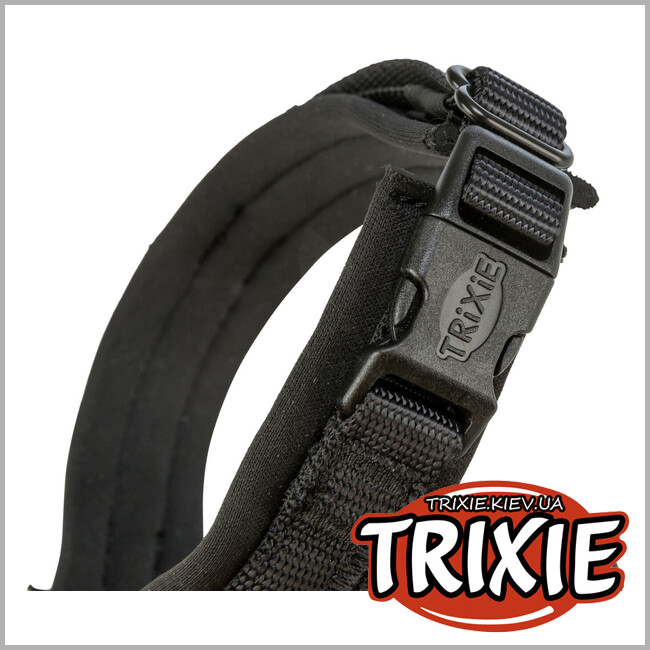 ТРІКСІ Україна - Адаптор для шлеї Trixie "Stay", L-XL: 59-92см/25мм, чорний