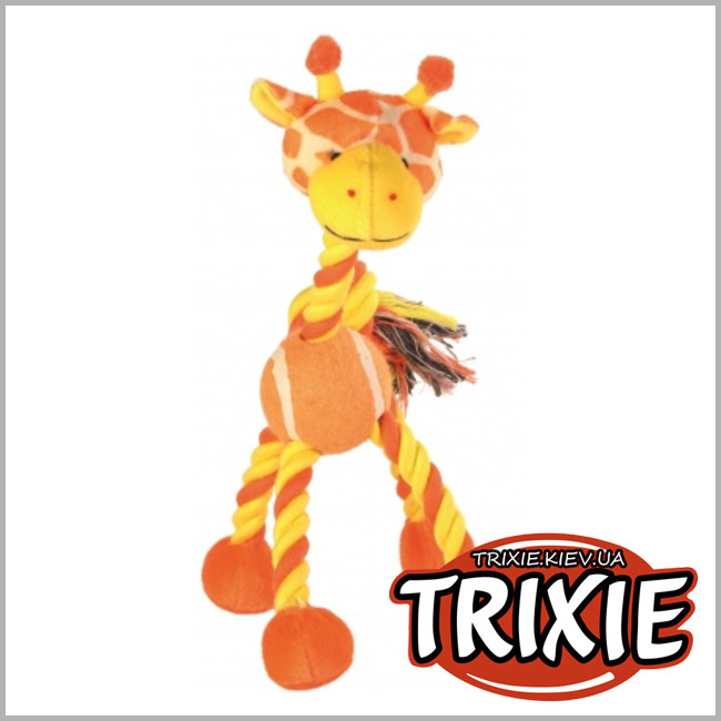 ТРИКСИ Украина - Набор игрушек для собак TRIXIE - Жираф и корова