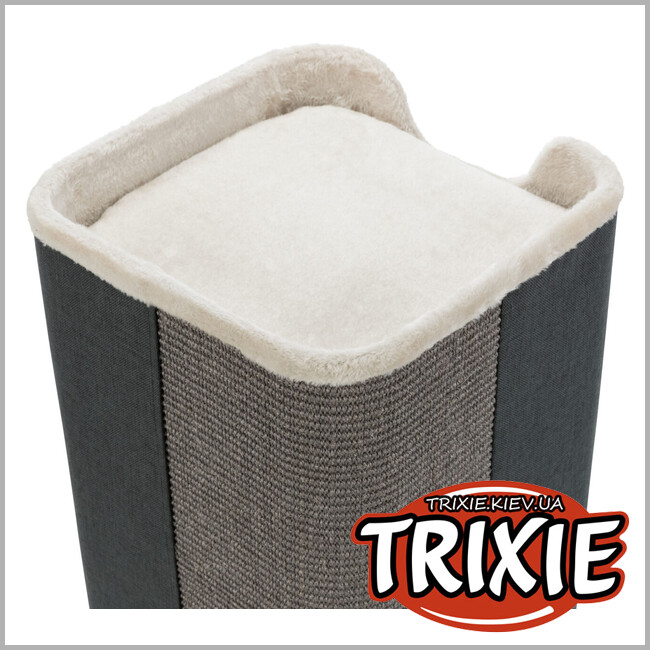 ТРІКСІ Україна - Будиночок вежа-драпак Trixie 44957 "Jorge", 78см,антрацит/світло-сірий/сірий