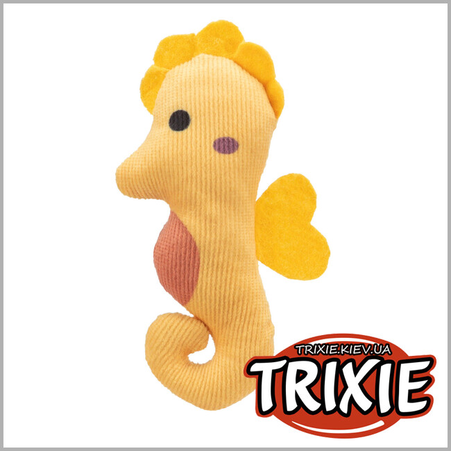 ТРІКСІ Україна - Іграшка "Морський коник" для тварин Trixie 45684 (плюш), 11см