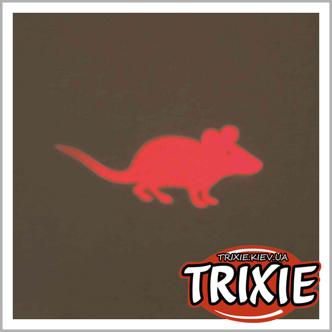 ТРІКСІ Україна - Іграшка Указка з малюнком миші світлодіодна Trixie Catch the light (11 см)