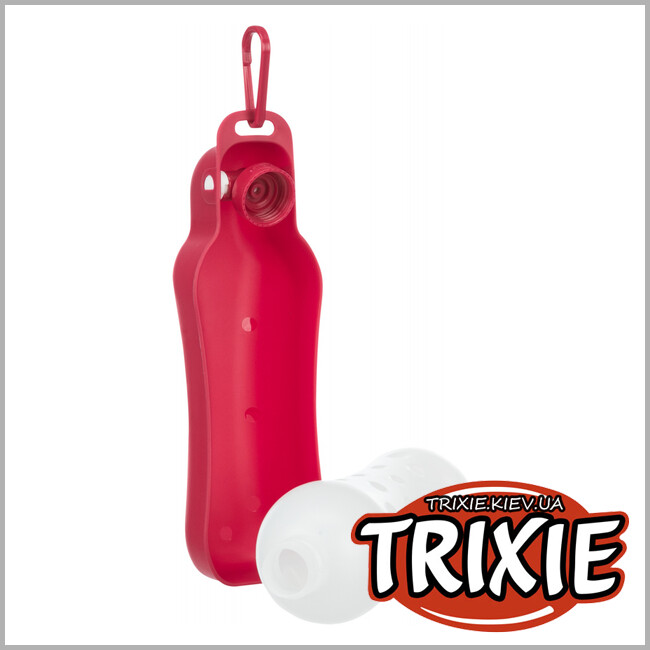 ТРИКСИ Украина - Поилка раскладная дорожная с миской Trixie Bottle with Bowl   (Обьем: 500мл)