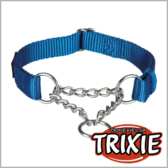 ТРИКСИ Украина - Ошейник-удавка Premium-TRIXIE (35–50см/20мм, синий)