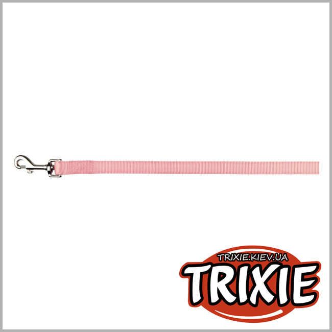 ТРИКСИ Украина - Поводок для собак TRIXIE Premium (Размер: 1.20м/15мм Цвет: розовый, нейлон)