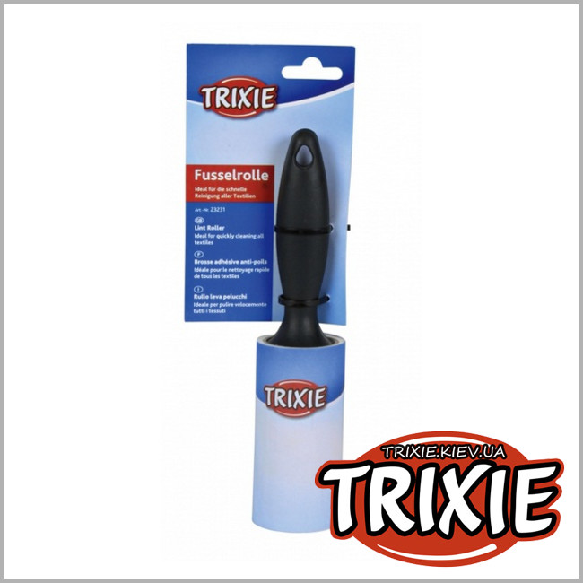 ТРИКСИ Украина - Ролик для чистки от шерсти TRIXIE Lint Roller (60 листов)
