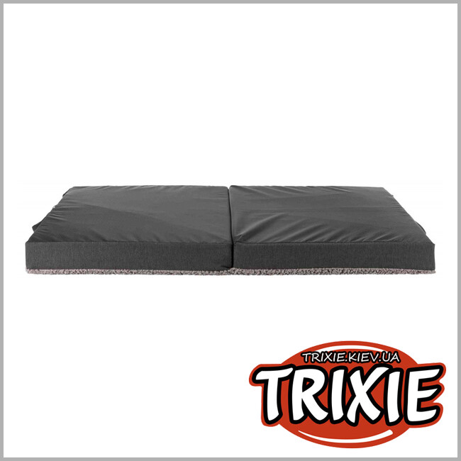 ТРИКСИ Украина - Ортопедическая раскладывающаяся подушка TRIXIE (120 × 85 см. Цвет: темно-серый/светло-серый)