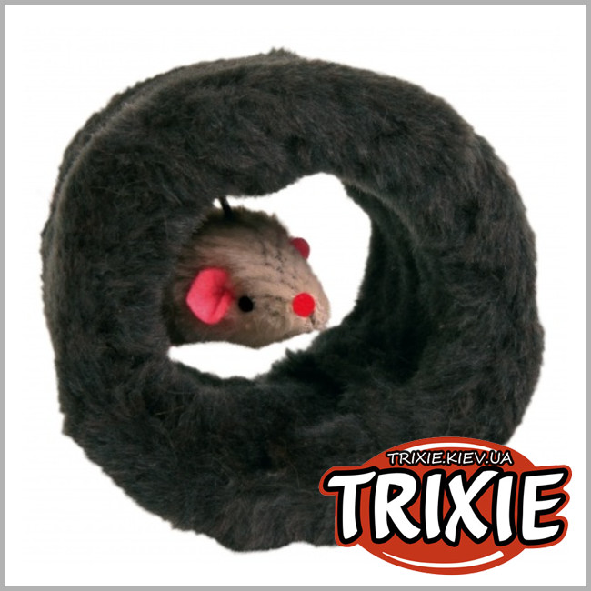 ТРІКСІ Україна - Іграшка для кота TRIXIE - Мишка в норці (плюш 8см)