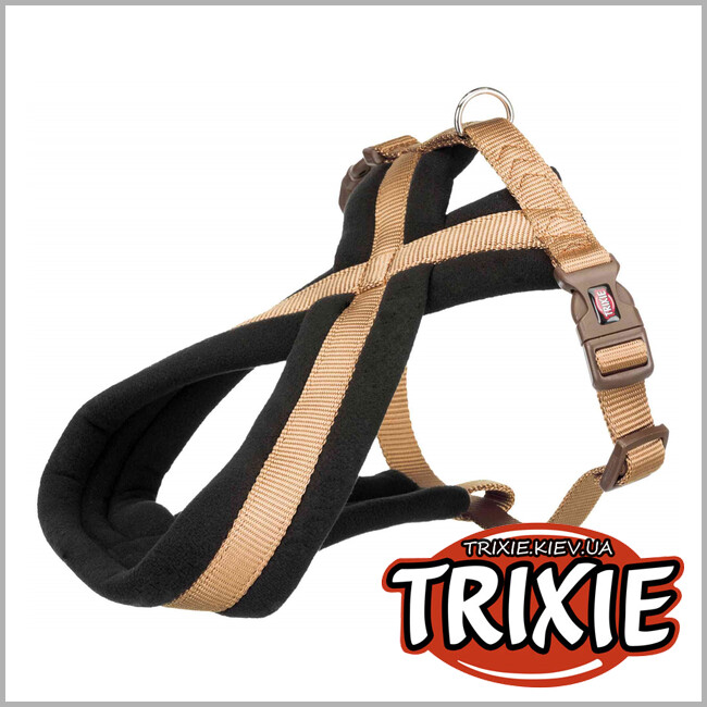 ТРІКСІ Україна - Шлей Premium-TRIXIE (M-L: 50-90см/25мм, карамель)