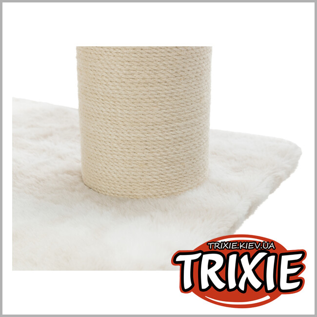 ТРИКСИ Украина - Драпак домик Trixie Nelli Scratching Post (140см  белый/серо-коричневый)